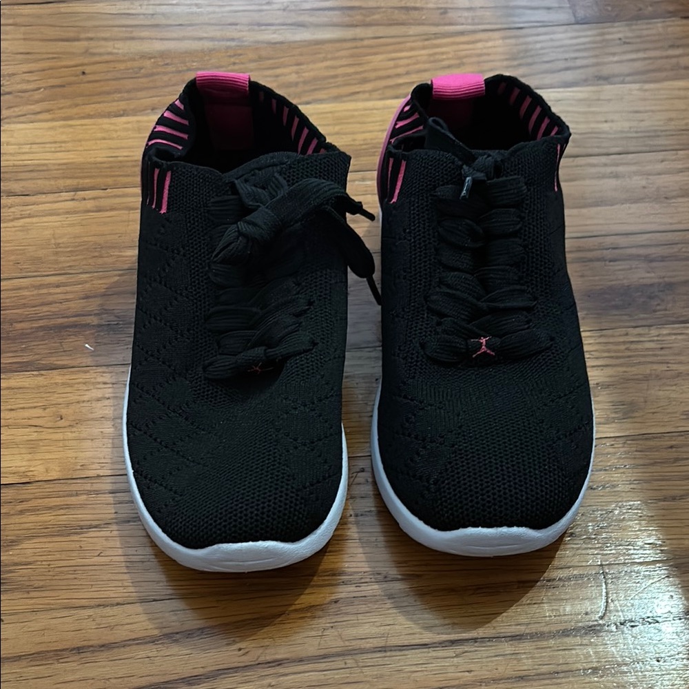 Black and Pink Women's Sneakers